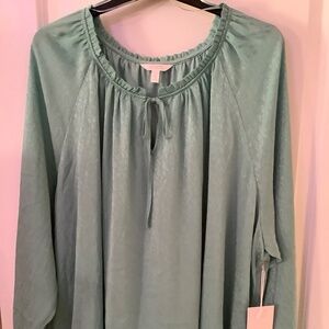 Lauren Conrad womans 4X Adel blue top